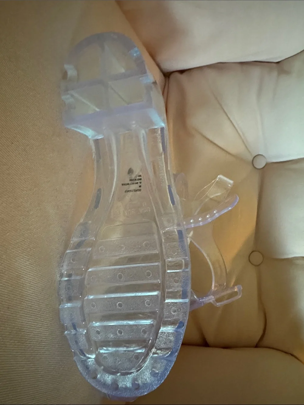 Madden Girl Clear Transparent Jelly Sandals - Picture 2 of 2